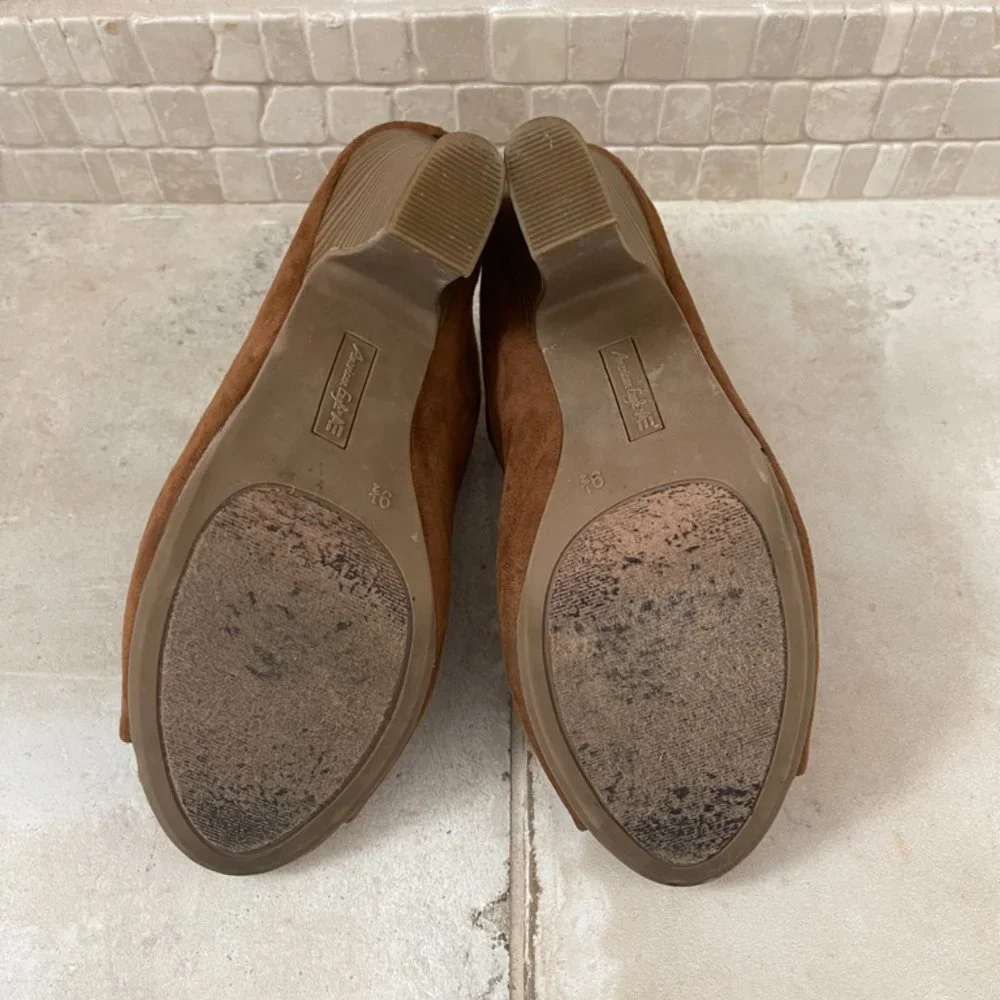 America Eagle Outfitters Open Toe Suede Mules - Picture 10 of 10